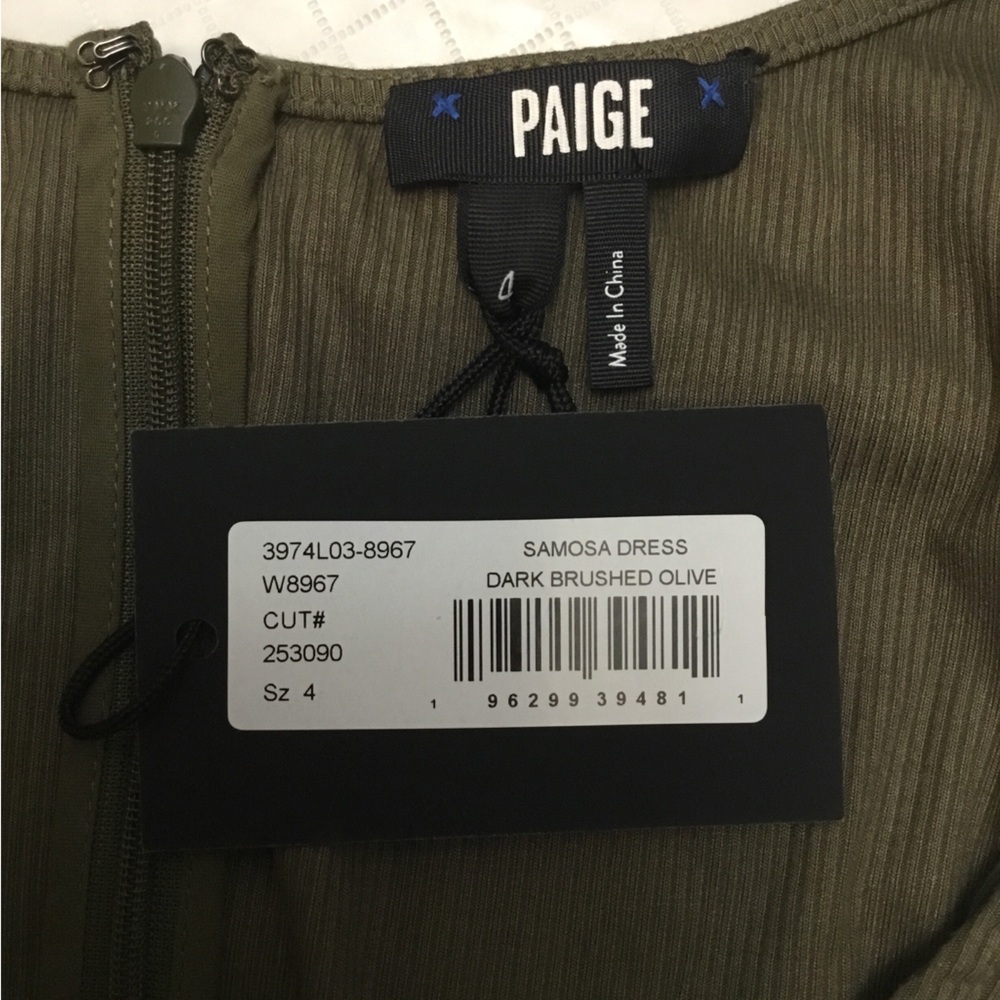 PAIGE Olive Backless Maxi Dress - Picture 15 of 16